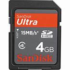 [SD-4GS] SDhc 4Gb Sandisk