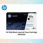 Hp w1510a no.151A black 3050p