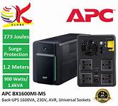 [UP-ABX1600MI] Apc Backups BX1600Mi