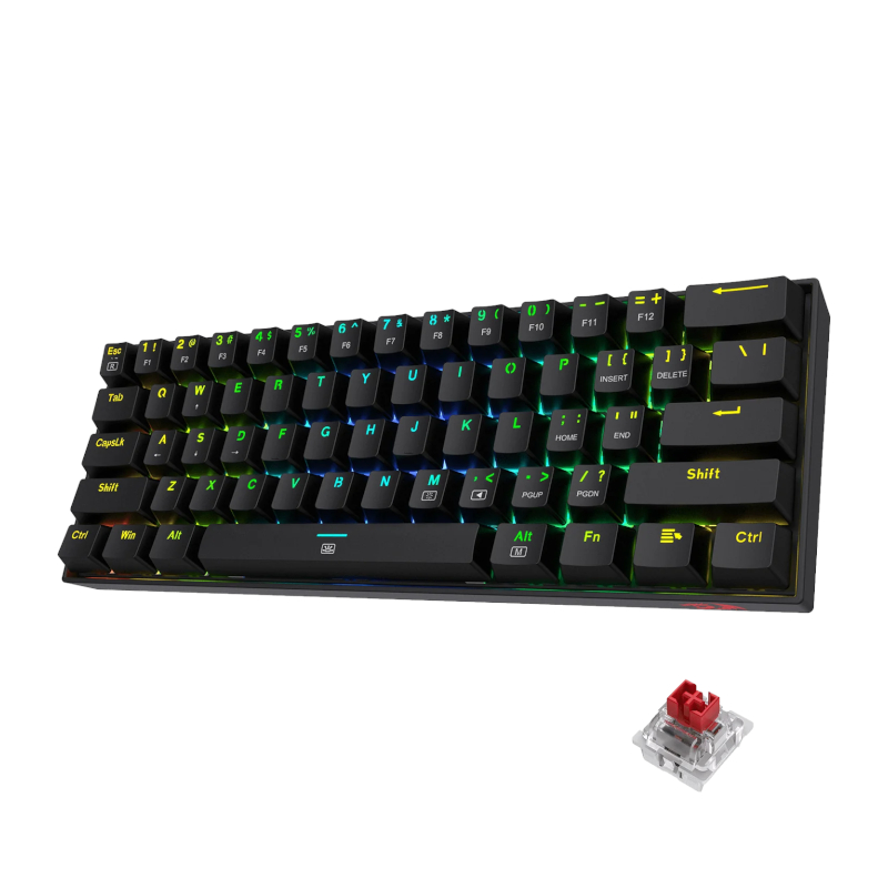 [KE-RK630R-K] Redragon K630 drag Rgb blK