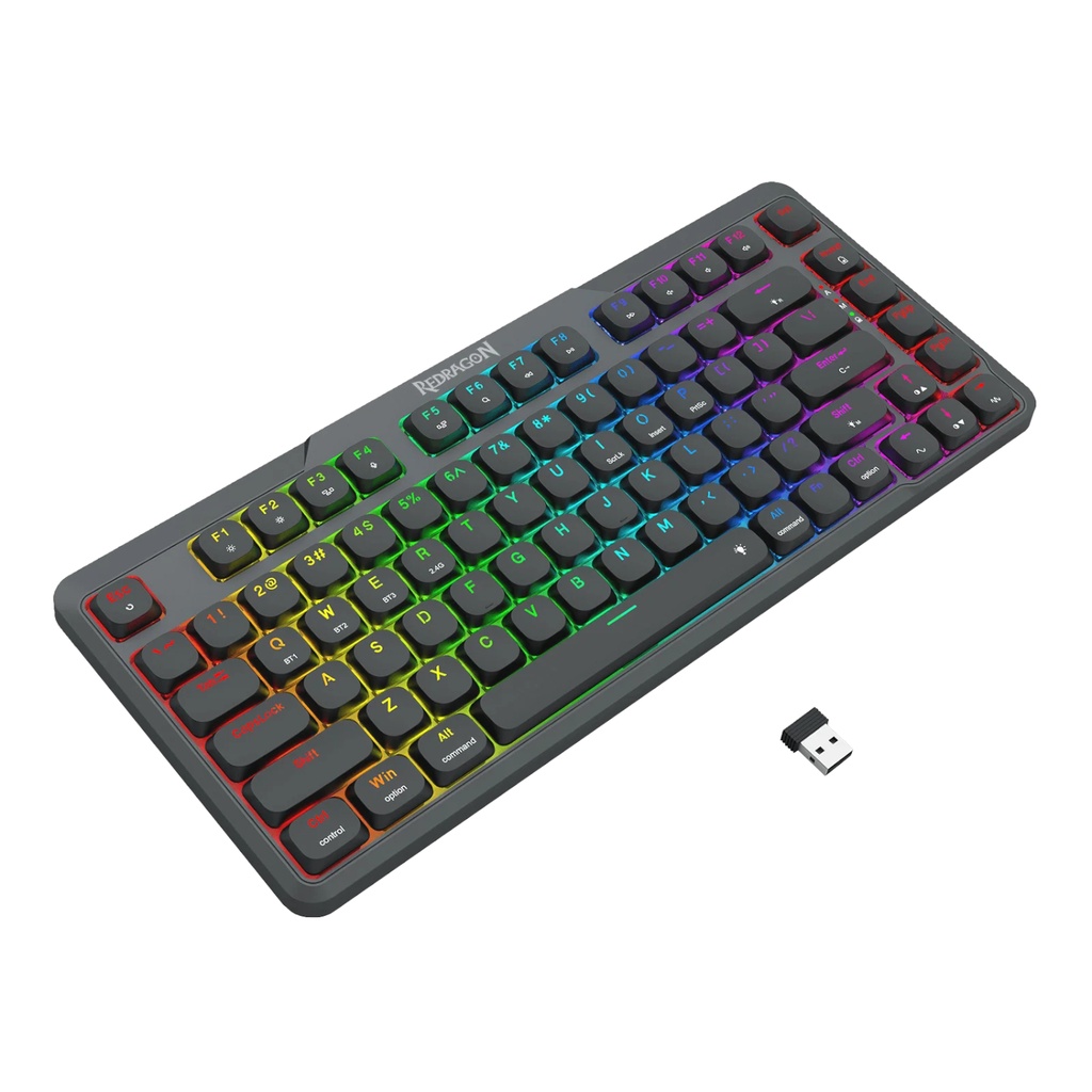 [KE-RK706PR] Redragon K706 Pro aeth Rgb w+b