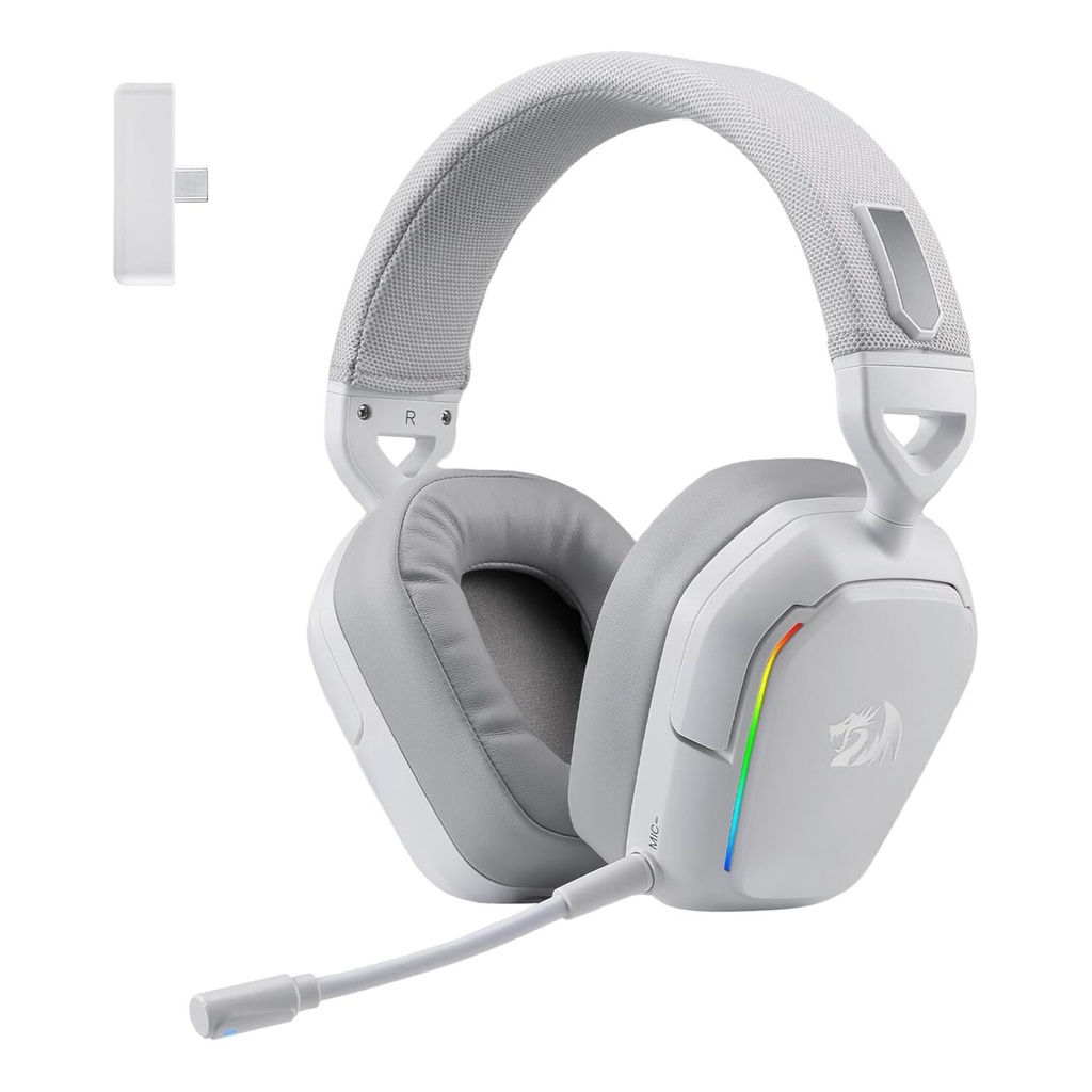 [HS-RH868R-W] Redragon H868 mira Rgb Wht w+b