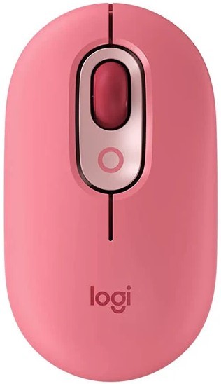 [910-006548] Logitech POP Heartbreaker Rose Wireless Mouse