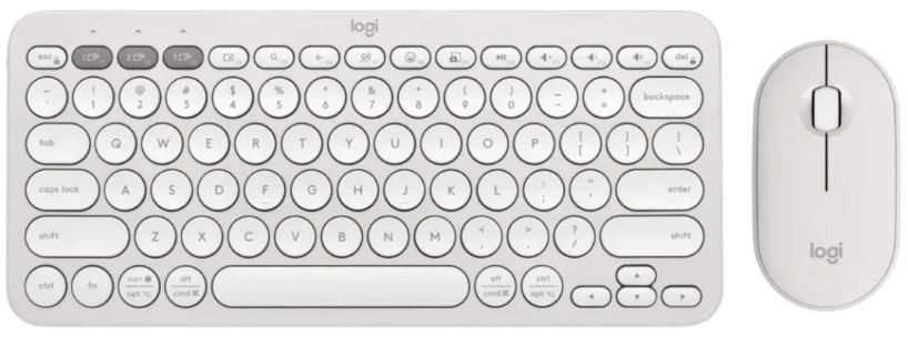 [920-012240] Logitech Pebble 2 Keyboard & Mouse Combo - White