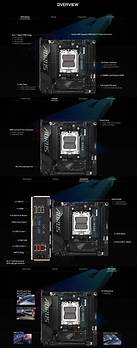 Gigabyte B850I Aorus  Pro WiFi - 2x DDR5, 2x M.2, AM5, mini-ITX