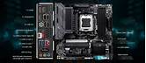 [MB-GB850MGX+W] Gigabyte B850M Gaming X WiFi - 4x DDR5, 2x M.2, AM5, mATX