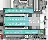 [MB-GZ890AG+W] Gigabyte Z890 Aero G WiFi - 4x DDR5, 5x M.2, LGA1851, ATX