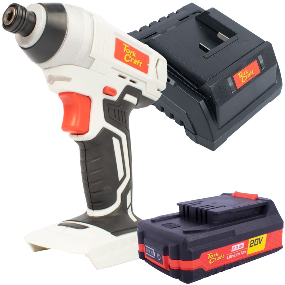 [TORKIT021] Imp. Driver 20v Tc20090 C/w Std. Charger &amp; 2.0ah Battery