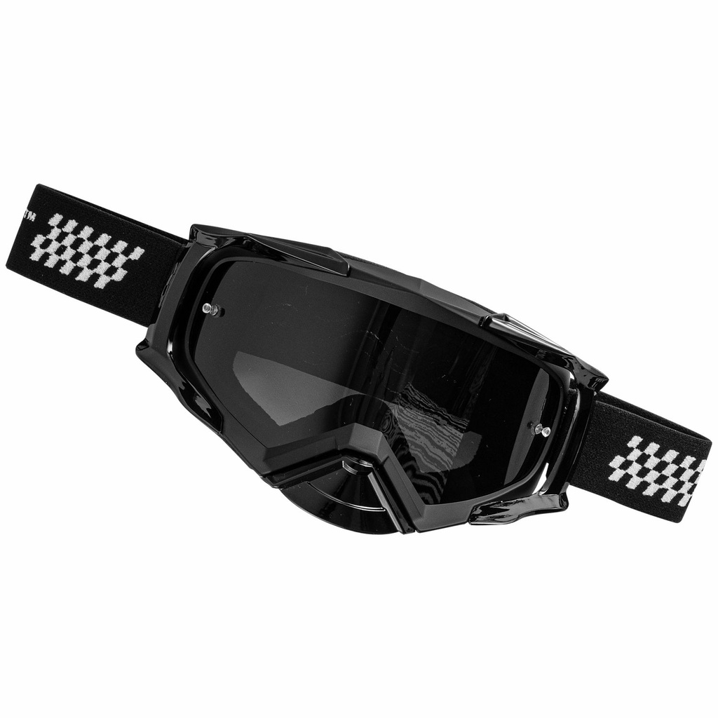 [RAC01020B] Tork Craft Mx Race Goggles Black & White Adult