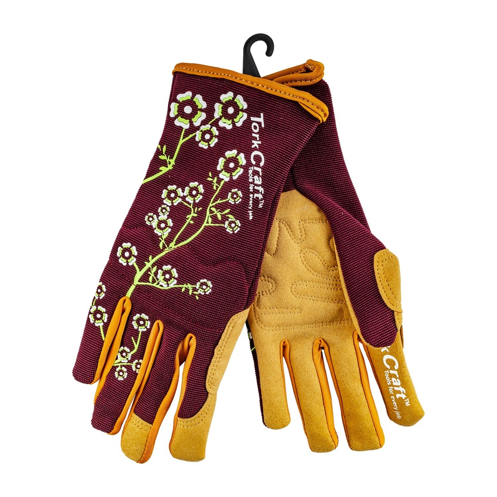 [GL47] Ladies Slim Fit X-small Garden Gloves Maroon