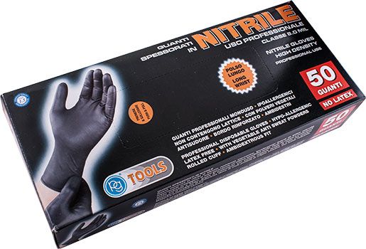 [PG50611] Nitrile Gloves Large 50 Pce High Density ( X25 Pairs )