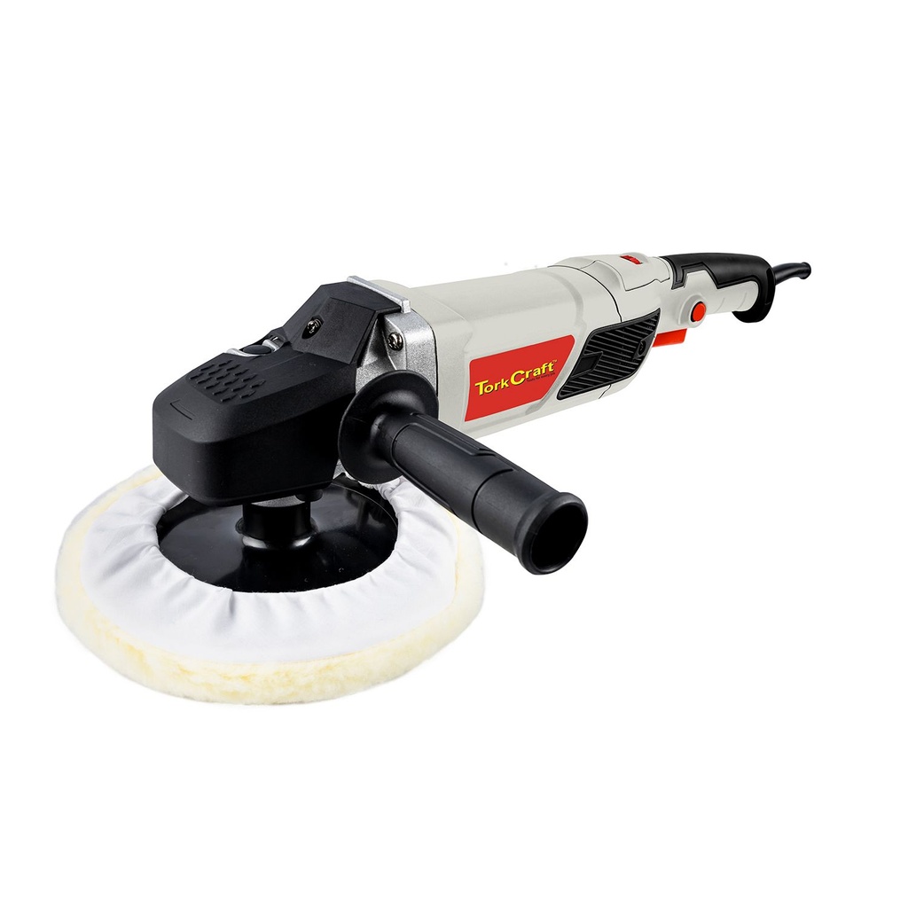 [POL06-2G] Polisher 1500w 180mm B/pad & Bonnet 600-3000rpm Const/speed D-handle