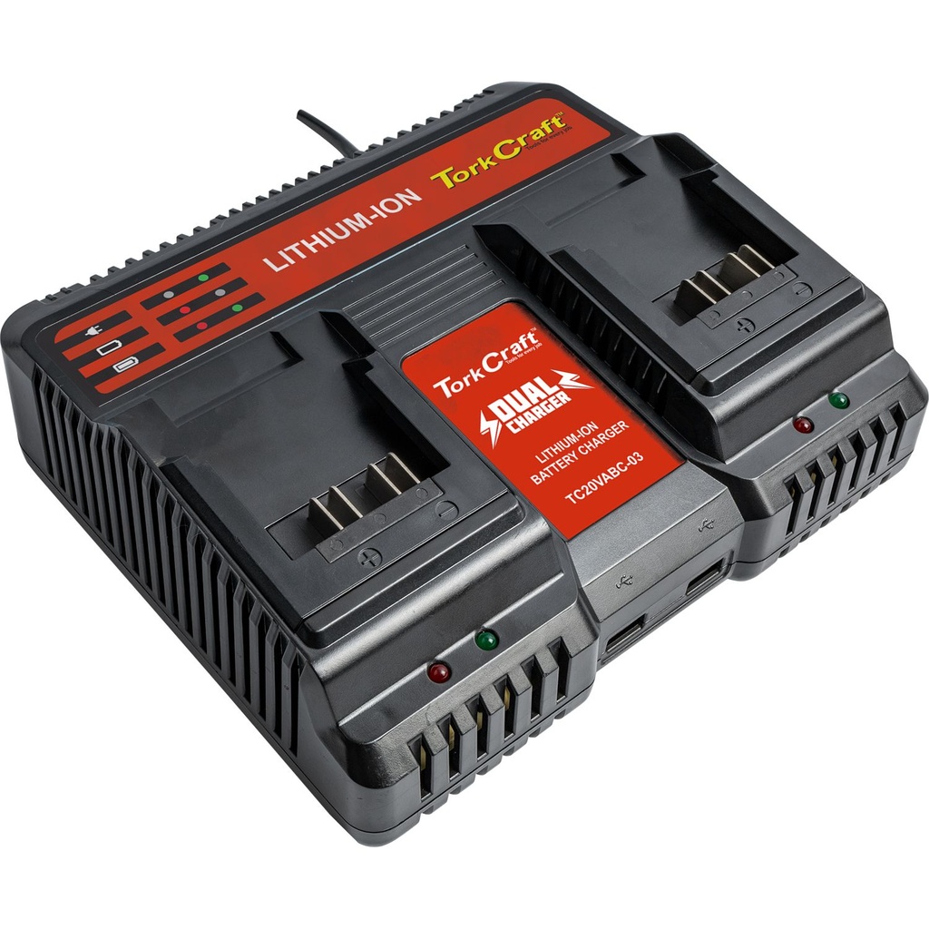 [TC20VABC-03] Battery Charger 20v 4.5a Dual Port 220v