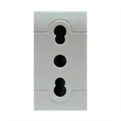 16A 2P+E ITALIAN SOCKET 1MOD