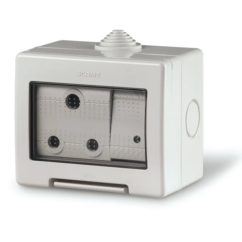 15A IP55 2P+E SURFACE SWTH SOCKET