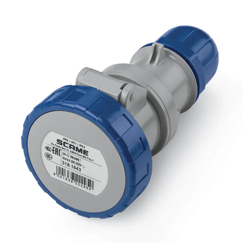 16A 2P+E IP67 COUPLER